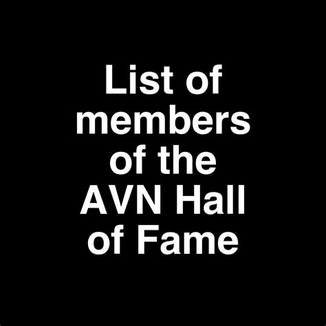 asian porn stars list|List of members of the AVN Hall of Fame